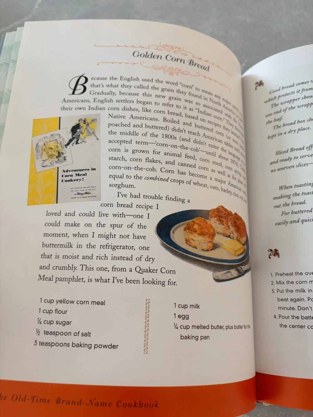 The Old-Time Brand-Name Cookbook Bunny Crumpacker Vintage Recipes Hardcover